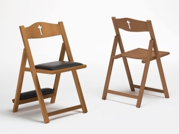 The Church Chair with Kneeler: A Blend of Functionality and Reverence image