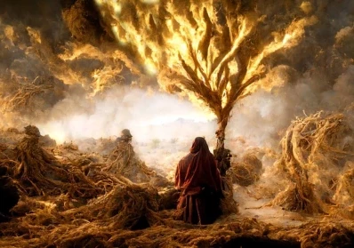 Joshua’s Encounter with the Burning Bush: A Divine Call blog image